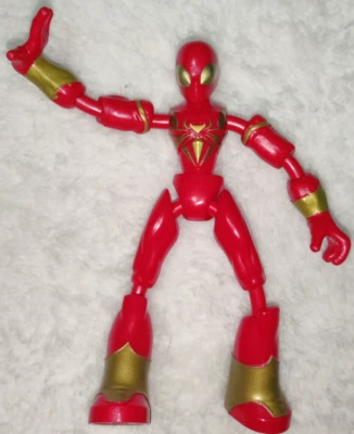 Figura de acción Spider-Man Marvel Bend and Flex, IRON SPIDER sin accesorios Foto 1 de 2