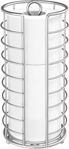 Toilettenpapierhalter Ständer Organizer Freistehend Badezimmer 3 Mega Rollen Silber - Bild 1 von 7