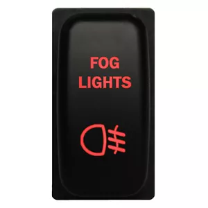 Push Switch 117R FOG LIGHTS LED red for Mitsubishi Pajero L200 S4 Series 4 Ch... - Picture 1 of 2