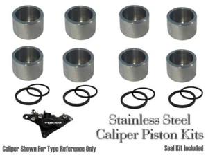 Suzuki GSXR600 SRAD front stainless brake caliper pistons and seals 1997-2000 - Picture 1 of 2