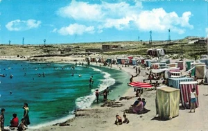 Postcard Beach Cairo Egypt Chrome 1962 People - Bild 1 von 2