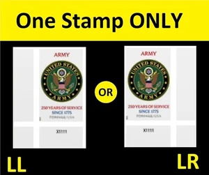 US 6003a Army 250 Years imperf NDC plate single MNH 2025 - Picture 1 of 1