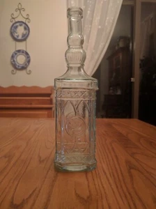 Vintage Glass Bottle Decorative 10" - Picture 1 of 12