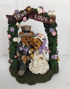 Boyds Bears TRUE LOVE Figurine Grenville Beatrice Wedding Marriage Resin #2274 - Picture 1 of 7