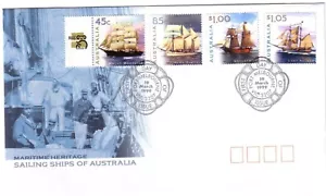 1999 FDC Australia. Sailing Ships of Australia. FDI"PORT MELBOURNE" - Picture 1 of 1