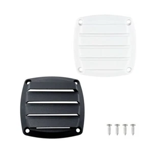 2 x Boat Marine Square Air Vent Louver Vent Grille Ventilation Louvered Cover - Picture 1 of 8