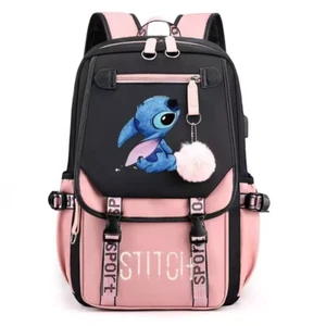Lilo Stitch Printed Backpack Büchertasche Rucksack Bagpack Schulranzen Neu - Bild 1 von 3
