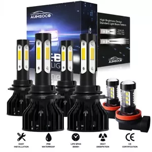 SET For Toyota Avalon 2013-2017 6x LED Headlight High Low Beam + Fog Light Bulbs - Picture 1 of 12