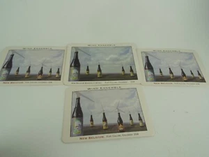 Posavasos de cerveza (4) Nueva postal Bélgica cartón molino de viento cerveza mil bar hombre cueva - Imagen 1 de 3