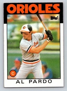 1986 Topps #279 Al Pardo Baltimore Orioles novato - Imagen 1 de 2