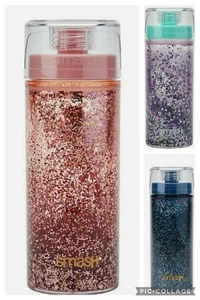 2 x SMASH GLITTER LAVA WATER BOTTLES - Picture 1 of 4