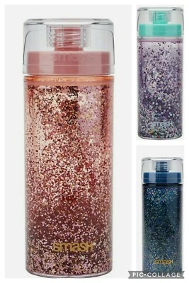 2 x SMASH GLITTER LAVA WATER BOTTLES - Image 1 of 2