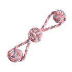 Dog Rope Toy Colorful Soft Dog Chew Toy Cotton Rope 3 String Dog Toy