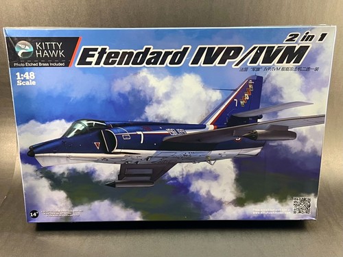 Kit Maquette Avion Militaire Etendard IVM/IVP - Kitty Hawk - Échelle 1/48 - Réf. KH80137 - Neuf Sous Boîte