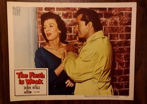 Tarjeta de lobby rara 1958 - The Flesh Is Weak - Original, 11x14, casi nueva, John Derek - Imagen 1 de 6