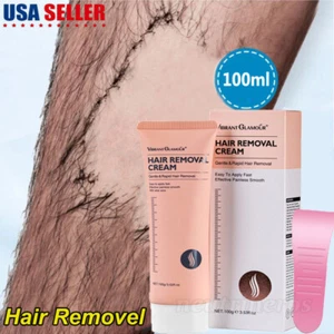 Painless Body Hair Removal Cream Depilatory Men&Women Private Bikini Area Pubic - Picture 1 of 17