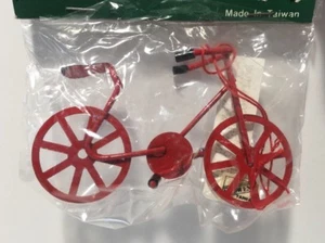 NOS MIDWEST IMPORTERS Metall Fahrrad Weihnachten Urlaub Ornament - Bild 1 von 8