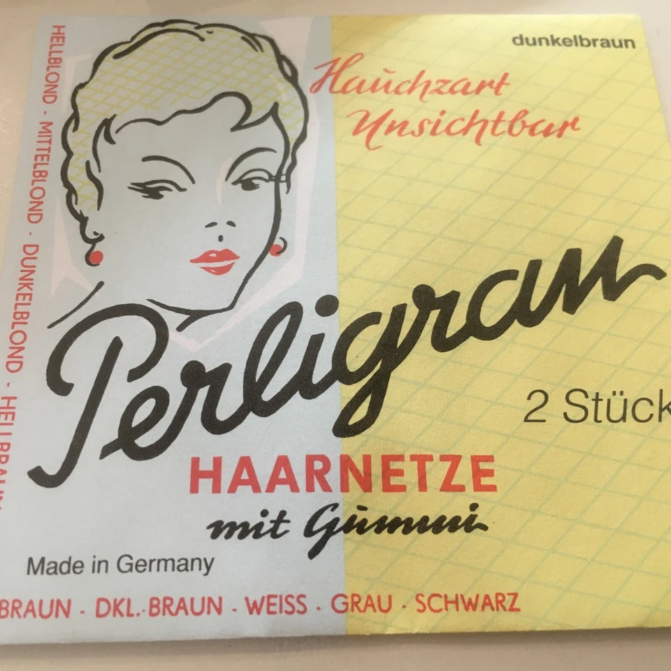 Haarnetz Perligran mit Gummi 2er Pack dunkelbraun - Bild 1 von 1