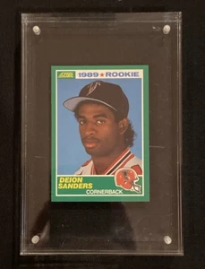 DEION SANDERS 1989 SCORE ROOKIE RC CARD #246 - FALCONS - NM-MINT - Picture 1 of 10