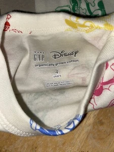Disney Baby Gap 2-Piece Organic Cotton Minnie Mouse Long Sleeve Pajama Set 4YRS - Picture 1 of 7