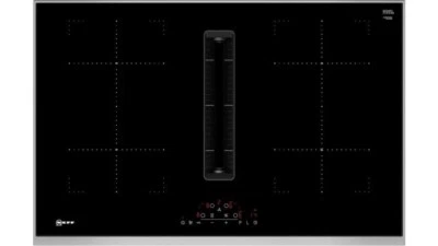 Neff T48TD7BN2 80cm Touch Control 4 Zone Induction Hob with Extractor - Image 1 of 4