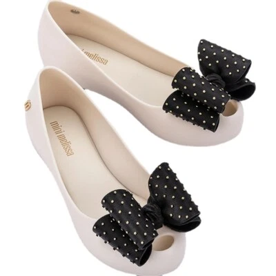 Sandalias Melissa Mujer Princesa/Niña Jelly Bow Estrella Niño Grande Zapatos Talla EUR Foto 1 de 4