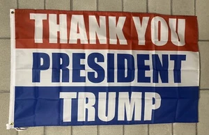 Thank You President Donald Trump Flag FREE SHIP Republic MAGA USA Sign 3x5' - Picture 1 of 1