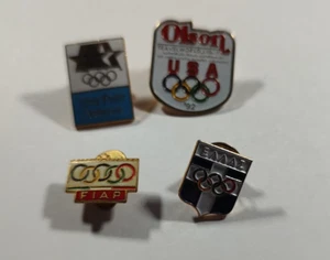 4 spille olimpiche vintage 1992 4 sponsor pubblicità spille olimpiche - Foto 1 di 10