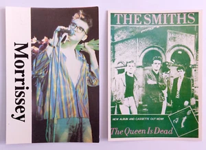 Carte Postale ♫ LOT #2 - 2 x THE SMITHS + MORRISSEY ♫♫ Laminated Postcard - Picture 1 of 3