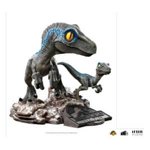 Velociraptor Blue & Beta - Jurassic World - Iron Studios - MiniCo - PVC Statue - Foto 1 di 5