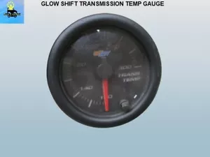 Glow Shift Transmission Trans Temp Temperature Gauge Pillar Instrument W/ Wiring - Picture 1 of 9