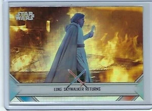 2020 STAR WARS CHROME PERSPECTIVES IMPERO IN GUERRA #EW-18 LUKE SKYWALKER RETURNS - Foto 1 di 1