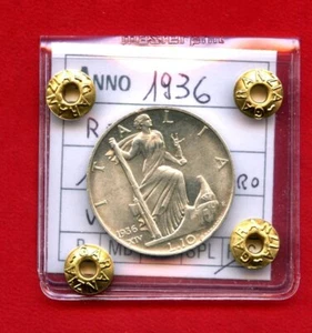 1936 - REGNO . LOTTO/M42074 - 10 LIRE IMPERO ARGENTO - Imagen 1 de 2