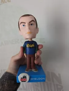BIG BANG THEORY SHELDON BATMAN Wacky Wobbler BobbleHead Head Bobble Funko - Picture 1 of 4