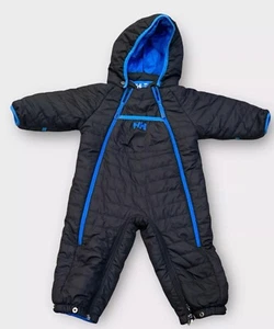 Helly Hansen Kleinkind gefütterter Schneeanzug mit Kapuze Größe 6M marineblau royalblau 6 Monate - Bild 1 von 8