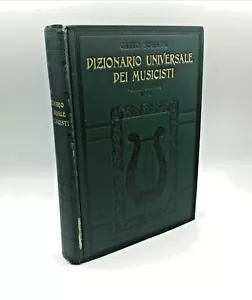 "DIZIONARIO UNIVERSALE DEI MUSICISTI Volume 2" Carlo Schmidl, Sonzogno 1938 - Bild 1 von 1