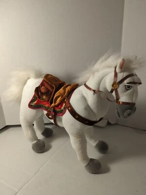 Disney Plush Horse Princess Tangled Rapunzel Maximus White Plush Toy SUPER CLEAN - Image 1 of 4