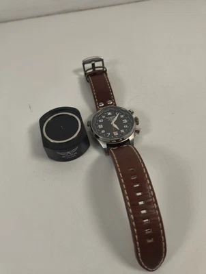 Reloj inteligente Aviator serie F AVW79215G327 para hombre cuero esfera analógica piezas reparación Foto 1 de 4