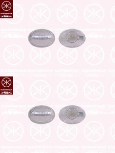 Lámpara indicadora - Transparente - L/R - se adapta a Fiat 500 (312_) 2007- x2 - Imagen 1 de 1