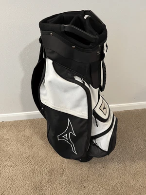 Bolsa de carro de golf Mizuno LW-C negra/blanca 7 vías superior Foto 1 de 4