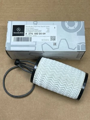 Kit de filtro de aceite de motor Mercedes Benz genuino C CL CLS E GLC GLE GLK GLS ML R S Foto 1 de 3