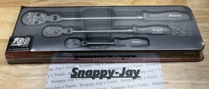 Snap-on Tools USA NEW DARK TITANIUM 3pc 100th Anniv FLEX Ratchet Set RAT3HLFDC - Bild 1 von 8