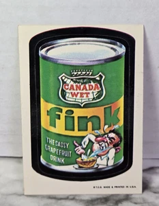 Vintage Topps Wacky Packages Sticker - Canada Wet Fink (1973) - Bild 1 von 2
