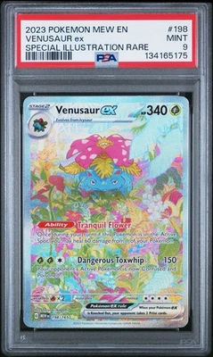Pokemon TCG Venasaur EX Special Illustration #198 Scarlet & Violet 151 PSA 9 - Image 1 of 2