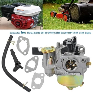 Vergaser mit Dichtung Satz für Honda GX110 120 40 GX160 GX200 Rasenmäher Motoren - Bild 1 von 15