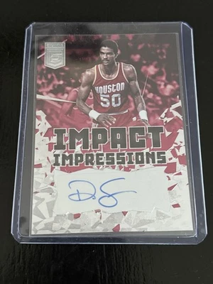 2021-22 Donruss Elite Ralph Sampson Impact Impressions Auto #ll-RSA Rockets Auto - Image 1 of 3