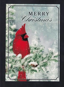Tarjeta de felicitación de Navidad cardenal - Imagen 1 de 3