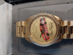 Bill Elliot #11 Junior Jhonson Owner Watch Swiss Movement In Box Unused Works - Picture 1 of 8