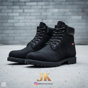 Supreme Timberland 6" Premium Waterproof Boot  Black FW25 Size 43.5 CONFIRMED ✅ - Imagen 1 de 5