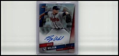 2019 Finest #FA-BW Bryse Wilson Finest Autographs - Image 1 of 2